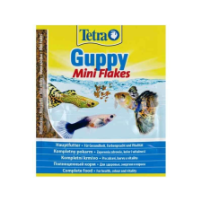Tetra Guppy mini flakes 12 g természetes színfokozóval (zacskós) haleledel