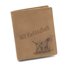 TETRAO Bőr pénztárca TETRAO vadászkutya magas