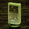  Tetrisz 7 színű  3D led lámpa