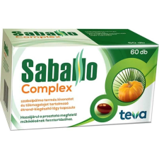 TEVA Gyógyszergyár Zrt. Saballo Complex étrend-kiegészítő lágy kapszula gyógyhatású készítmény