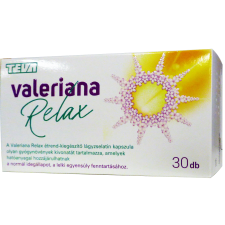 TEVA Gyógyszergyár Zrt. Valeriana Relax Gyógynövénykivonat kapszula 30x vitamin és táplálékkiegészítő