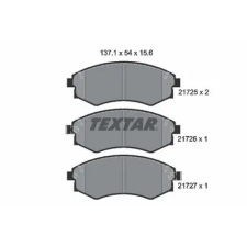 TEXTAR fékbetétkészlet, tárcsafék 2172502 autóalkatrész