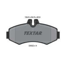 TEXTAR fékbetétkészlet, tárcsafék 2302201 fékbetét