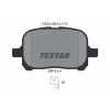 TEXTAR fékbetétkészlet, tárcsafék 2351302