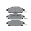 TEXTAR fékbetétkészlet, tárcsafék 2425001