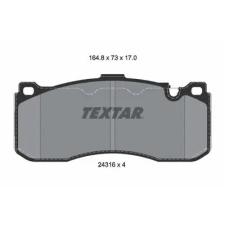 TEXTAR fékbetétkészlet, tárcsafék 2431601 autóalkatrész