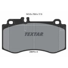 TEXTAR fékbetétkészlet, tárcsafék 2497601 fékbetét
