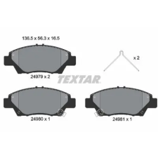 TEXTAR fékbetétkészlet, tárcsafék 2497901 fékbetét