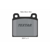 TEXTAR fékbetétkészlet, tárcsafék TEXTAR 2001102
