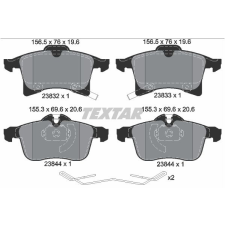 TEXTAR fékbetétkészlet, tárcsafék TEXTAR 2383204 autóalkatrész