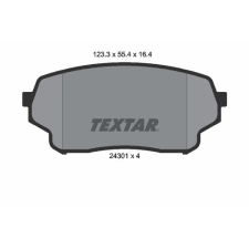 TEXTAR fékbetétkészlet, tárcsafék TEXTAR 2430101 autóalkatrész