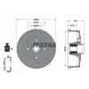 TEXTAR fékdob 94041100