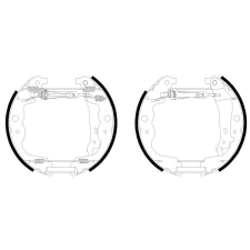 TEXTAR fékpofakészlet TEXTAR 84069301 autóalkatrész