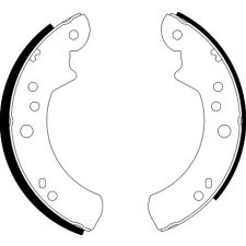 TEXTAR fékpofakészlet TEXTAR 91037701 autóalkatrész