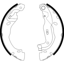 TEXTAR fékpofakészlet TEXTAR 91088500 autóalkatrész