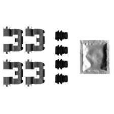 TEXTAR tartozékkészlet, tárcsafékbetét TEXTAR 82542800 autóalkatrész