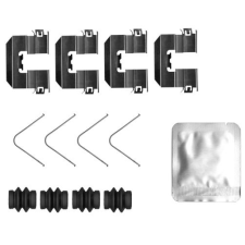 TEXTAR tartozékkészlet, tárcsafékbetét TEXTAR 82550000 autóalkatrész