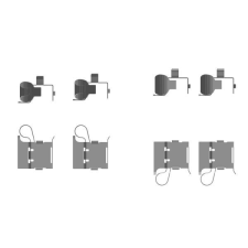 TEXTAR tartozékkészlet, tárcsafékbetét TEXTAR 82556700 autóalkatrész