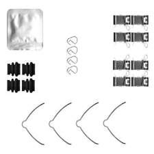 TEXTAR tartozékkészlet, tárcsafékbetét TEXTAR 82564500 autóalkatrész