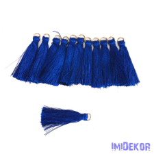  Textil bojt 4cm 12db/cs - Királykék dekorációs kellék