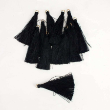  Textil bojt fekete 12db/csomag dekorációs kellék