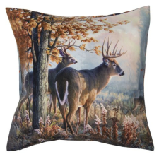 Textil párnahuzat 45x45cm, 100% Polyester,szarvasos lakástextília