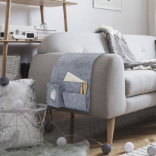  Textil rendező kanapéhoz, szürke bútor