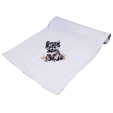  Textil tetra kifogó-törölköző farkas mintával 140x140cm babatörülköző, kifogó