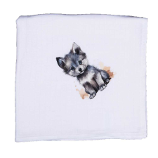 Textil tetra pelenka farkas mintával 70x70cm mosható pelenka