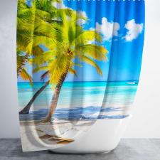  Textil zuhanyfüggöny 180x200 cm, Carribean, dig. lakástextília