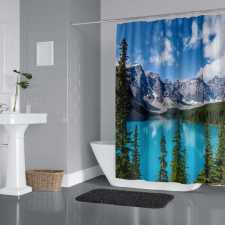  Textil zuhanyfüggöny 180x200 cm, Rocky Mountains, dig. lakástextília