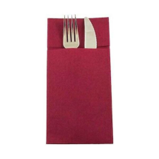  Textilhatású szalvéta, Bordeaux dekorációs kellék