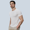  Textured White T-Shirt - slim fit póló - Méret: XXL