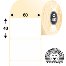 Tezeko 60 * 40 mm, öntapadós papír etikett címke (1000 címke/tekercs) etikett