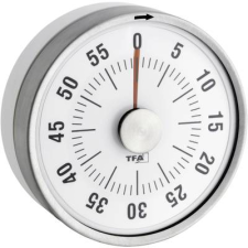 Tfa-dostmann Mechanikus konyhai visszaszámláló óra, időzítő, O79x33 mm, fehér, TFA Puck 38-1028-02 (38-1028-02) falióra