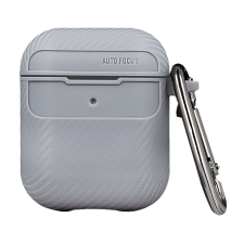 TFO Carbon tok AirPods 1/2 - szürke fülhallgató, fejhallgató tok