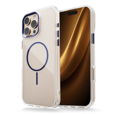 TFO Clear Thin MagSafe-kompatibilis tok iPhone 16 - kék tok és táska