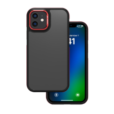 TFO Crystal Black tok iPhone 12/12 Pro - piros tok és táska
