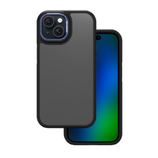TFO Crystal Black tok iPhone 15 - kék tok és táska