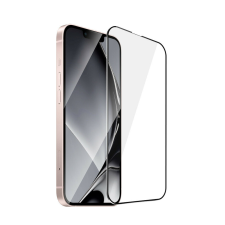TFO Fémszegélyes edzett üveg fekete szegéllyel iPhone 13/13 Pro/14/16e mobiltelefon kellék