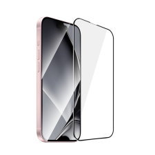 TFO Fémszegélyes edzett üveg fekete szegéllyel iPhone 15 mobiltelefon kellék