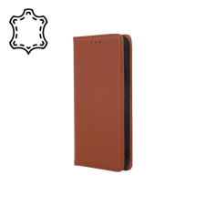 TFO Geniune Leather Smart Pro könyvtok Xiaomi Redmi 12C - barna tok és táska