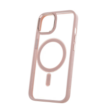 TFO Satin Clear MagSafe-kompatibilis tok iPhone 15 - rózsaszín tok és táska