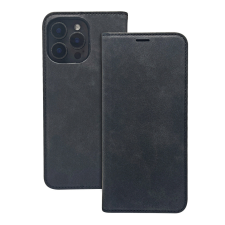 TFO Smart Suede könyvtok Motorola Moto G04/G04s/G24/E14 - fekete tok és táska