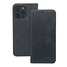 TFO Smart Suede könyvtok Motorola Moto G04/G04s/G24/E14 - fekete tok és táska