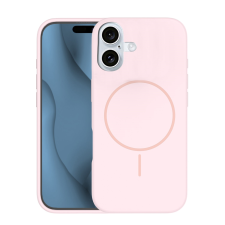TFO Telefontok iPhone 17 - Thin Mag - MagSafe kompatibilis púderpink szilikon hátlap tok tok és táska