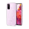 TFO Telefontok Samsung Galaxy S20 FE - Glitter - átlátszó csillámos műanyag hátlap tok, szilikon kerettel