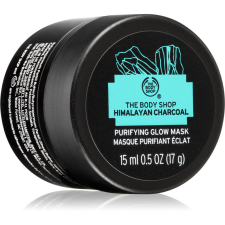 The Body Shop Himalayan Charcoal tisztító és élénkítő arcmaszk zsíros és problémás bőrre 15 ml arcpakolás, arcmaszk