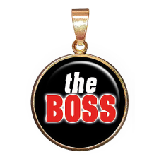 The Boss – CARSTON Elegant medál lánccal vagy kulcstartóval medál