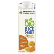 THE BRIDGE BIO , vegán, gluténmentes mandulás rizsital 250 ml reform élelmiszer